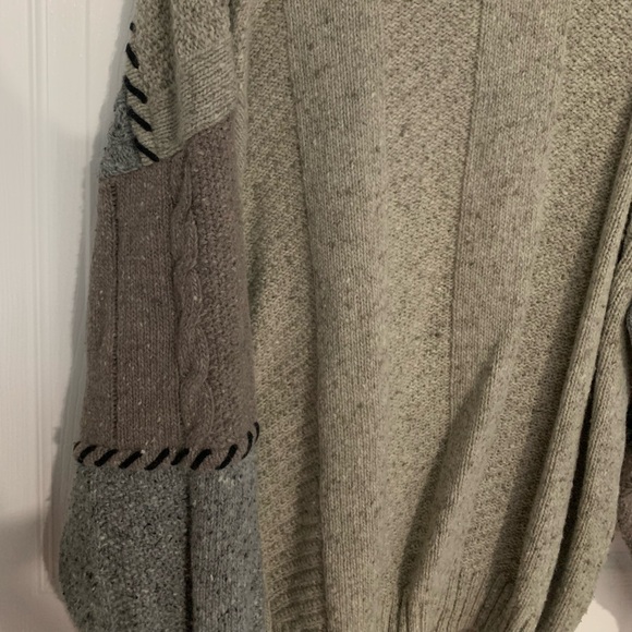 Patchwork wool FALCARO sweater - Picture 7 of 12